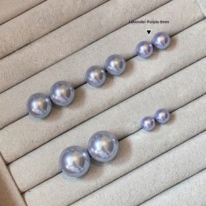 CAFFTI | Sterling Silver Luxury Purple Pearl Earrings