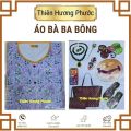 Quần áo bà ba bông cao cấp vàng mã. 