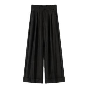 MiiOW | High Waist Wide Leg Pants Womens Summer Thin Loose Casual Slimming Floor-Length Straight Leg Trousers MiiOW Cat Person