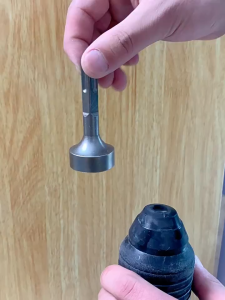 Heeman4u Ground Rod Driver 85mm Heavy Duty Steel Drill Bit Driver Wear Resistant Ground Rod Bits Socket SHOPCYC5072 /Pemacu Roda Tanah 85mm Pemacu Mata Gerudi Keluli Tugas Berat Tahan Haus Soket Mata Gerudi Tanah SHOPCYC5072