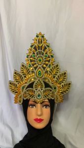 Renda Bordir Mahkota Siger Dewi Sukesi Variasi Diamond