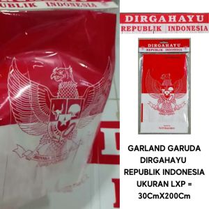 Garland Dirgahayu Republik Indonesia Hiasan Merah Putih rumbai Hut RI 17 agustusan