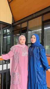 Soraya New Produk Murah Meriah Gamis Pesta Full Brukat Tile Mutiara Bridesmaid fashion kekinian