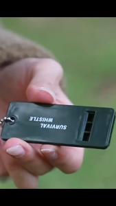 2-in-1 Survival Whistle & Flashlight | Ultra-Loud Emergency Rescue Tool for Earthquake & Camping