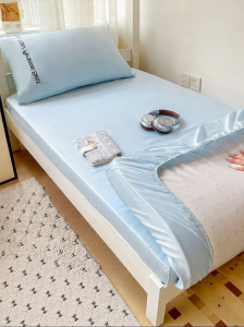 HAOMIAN | Cool Ice Silk Summer Bed Cover for Dormitory