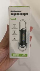 Asafee YS087-14500 ไฟฉายพกพา LED COB Mini ขนาดเล็ก สีสันสดใส ไฟแรงสูง 7 โหมด ชาร์จได้ กันน้ำ เหมาะสำหรับแคมป์ปิ้ง วิ่งกลางคืน ใช้งานอเนกประสงค์