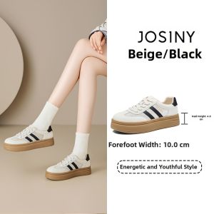 Josiny | Retro Style Thick Soles Elevating Womens Shoes