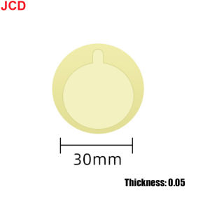 JCD 10pcs Mobile Phone Universal Back Sticker Magnetic Protective Film Transparent Film PVC Dustproof Film