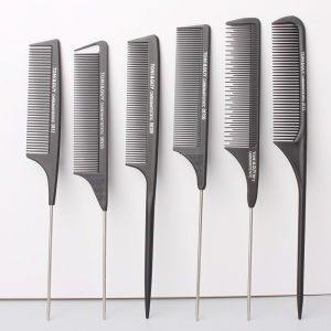Professional Hairdressing Comb Steel Needle Split Tail Sectioning Brush for Highlighting Dyeing And Curling Large Size 20cm+