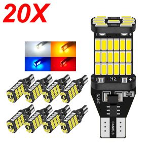 20x W16W T15 LED T16 Bulb Canbus Error Free Backup Reverse Led 921 912 LED Bulbs Car Lights Brake Lamp Stop Light Xenon White
