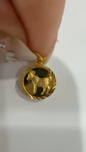 Poh Heng Jewellery 24K Goat Pendant in Yellow Gold [Price by Weight]