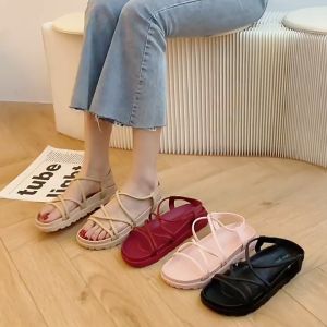 Ready Stock FIFTY50 FS130 IXXO Sandal Womens Sandals Kasut Wanita Murah Lady Flat Shoes Perempuan Travel