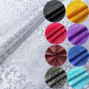 High Quality Brocade Jacquard Wheat Floral Pattern Damask Satin Fabric For DIY Cheongsam Dress Upholstery Cloth Sewing Materials