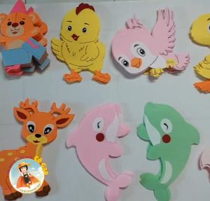 Con vịtj đồ chơi vải nỉ trang trí trường lớp -35cm