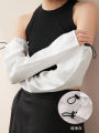 Lightweight Breathable Ice Silk Large Size Loose Sun Protection Sleeve Covers Summer 2025 New Style UV Protection Arm Covers for Couples. 