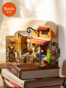 rolife | Corner Bookstore DIY Miniature House Model