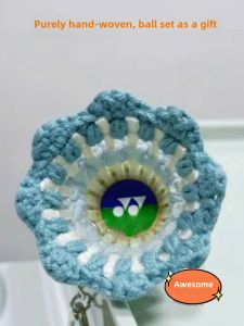 Handwoven Badminton Shuttlecock Keychain Backpack Pendant Couple Gift Best Friend Graduation DIY Finished Product