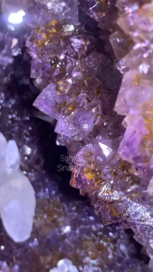 TOP Quality amethyst rutile starlit view quartz 顶级星空紫钛晶水晶洞  jb seller   height：43.5cm  Width：22.5cm x 16.5cm Weight：13.9kg