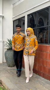 Atasan Batik Wanita Modern Atasan Batik Kantor Baju Batik Wanita Lengan Panjang Batik Kantor Motif Zema