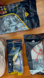 DELTA PLUS PPE KIT: SAFETY GLASSES HELMET GLOVES