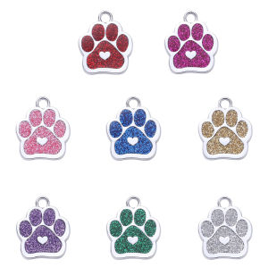 [Free Engraving] Personalized Pet Dog Cat ID Tag Engraved Pendant Puppy Necklace Charm Accessories