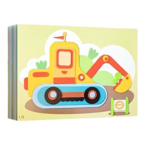 Childrens DIY 3D Sticker Craft Kit Creative Art Glue Stick Material Pack Educational Toys for Kids Handmade Decoration