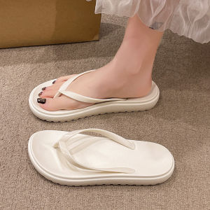 TZLDN | Platform Black Flip Flops