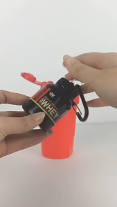 200ml Protein Powder Dispenser Portable Funnel Pill Box Mini Gym Protein Jar