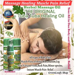 Original Dok Apo Tuba Tuba Massage Oil Muscle PainAthritisMuscle CrampsPangmasahe for Muscle Masakit na Katawan.