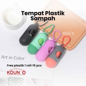 Dispenser Tempat Kantong Plastik Sampah Kotoran Hewan Anjing Kucing Tempat Kresek Sampah Bekas Popok