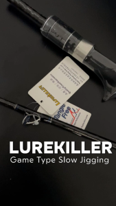 Joran pancing Lurekiller Game Type slow J 1.98M Joran jigging Fuji bahan karbon HI-Power X spinning dan casting JP013