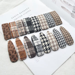 Handmade อุปกรณ์เสริมผมคลิปด้านข้างผ้า Hairpins Bangs ผู้ถือกลิ่นหอมขนาดเล็กสไตล์ < Ne1> DIY ตกแต่งผม