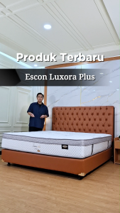 Escon Springbed Luxora Plus Pocket Spring Plushtop - (Hanya kasur Saja) FREE ONGKIR JABODETABEK