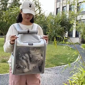 COD Moorpet Tas Kucing Anjing Pet Cargo Breathable Backpack Travel Oxford - M26