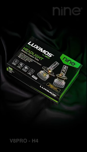 LAMPU UTAMA KABUT SUPER TERANG MOBIL 75W H4 H11 FOGLAMP HEADLAMP EXTREME BRIGHT WHITE LUXIMOS V8 PRO