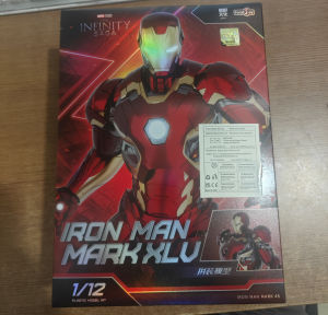 Original Marvel Assembled Model ABS Joint MovableToy 15cm Fondjoy 1:12 Medium Iron Man MK45 Desktop Decorations Boy Birthday Gif