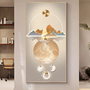 Cream Style Koi Entryway Wall Art