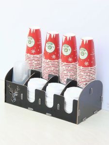 Paper Cup Holder Rack / Rak Organizer Gelas Kertas / Coffee Cup Holder