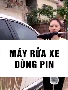 Máy Rửa Xe Không Dây Sử Dụng Pin Chính Hãng Pin 199V Công Suất Lớn Rửa Ô Tô Xe Máy Sân Vườn
