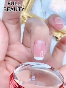Manicure silicone seal set transparent DIY Fake nails transfer printing tool template