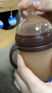 Nano Frosted Silicone Nipple Replacement For Comotomo Bottle No BPA