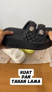 Sandal Slop Wedges Wanita J6018: Sandal Karet Wanita Import & Nyaman