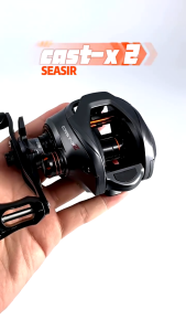 CAST X2 Reel BC Baitcasting Reel Pancing+1 Spool Aluminium Ceramic Bearings 6+1BB Rasio Gigi 7.3:1 Max Drag