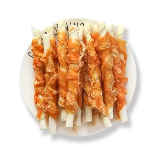 Grilled Chicken Chew Cow Leather Roll Dog Snacks Pet Snacks [Meoof]