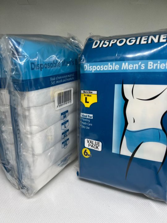 Dispogiene Men Disposable Brief L (12pcs) Lazada