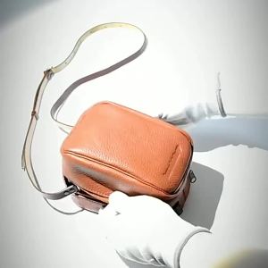 Roadfisher Shockproof Soft Protable Camera Pouch Handmade Leather Bag For Rolleiflex 2.8 Rolleiflex 3.5 Rolleicord