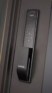 LOOCK F14 Blue Gem Smart Lock | High-End CNC Processed with Facial Recognition | 6-in-1 Entry with ICSee Home & Watch Unlock