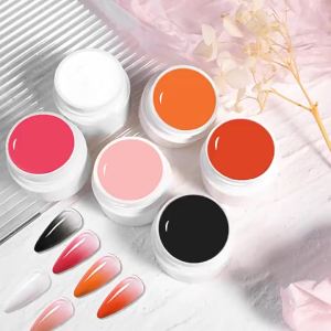 New Nail Beauty Racket Glue Gel: Long-Lasting Racket Colored Drawing Glue High Saturation