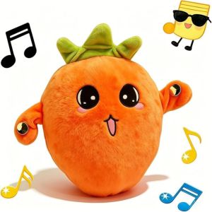 Bandai | Creative Peculiar Music Rhythm Parent-child Interactive Plush Doll Banana Fruit Induction Toy Cultiffed Exquisite Birthday Gifts