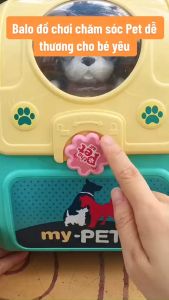 Balo đồ chơi chăm sóc thú cưng cho bé đồ chơi trí tuệbalo mini balo thú cưng